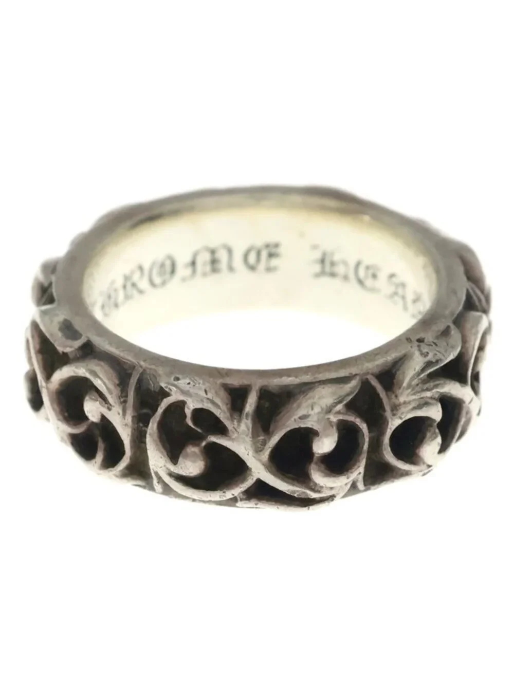Chrome Hearts Etrnity Vine Band Eternity 925 Sterling Silver Ring